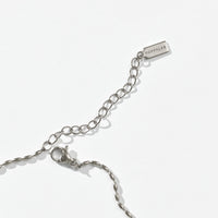 Cora Beaded Necklace | Silver