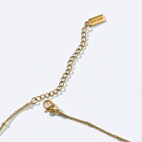 Alba Beaded Chain Necklace | Gold