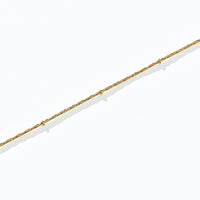 Alba Beaded Chain Necklace | Gold