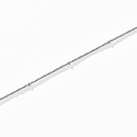 Alba Beaded Chain Necklace | Silver