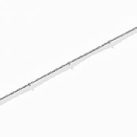 Alba Beaded Chain Necklace | Silver