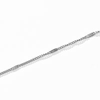 Carrey Hammered Necklace | Silver