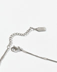 Carrey Hammered Necklace | Silver