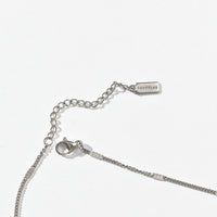 Carrey Hammered Necklace | Silver
