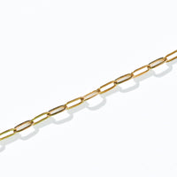 Ashley Mini Paperclip Necklace | Gold