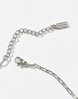 Ashley Mini Paperclip Necklace | Silver