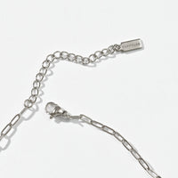 Ashley Mini Paperclip Necklace | Silver