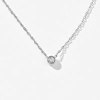 Lily Dainty Necklace | Silver