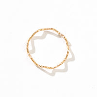 Alicia Dainty Wave Ring | Gold
