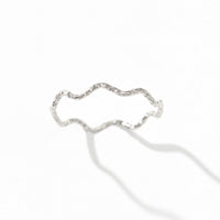 Alicia Dainty Wave Ring | Silver