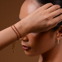 Laura Tennis Bracelet | Scarlet