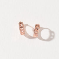 Sage Hoop | Rose Gold