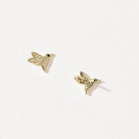 Hummingbird Stud | Gold