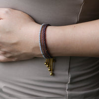 Leena Beaded Bracelet | Purple Haze