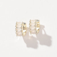 Jada Hoop | Porcelain 14k Gold