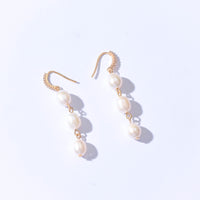 Mira Long Pearl Dangles