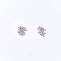 Hazel Studs | Rose Gold