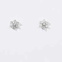 Lumi Snowflake Studs | Silver