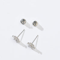 Lumi Snowflake Studs | Silver