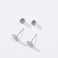 Lumi Snowflake Studs | Silver
