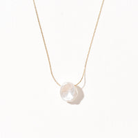 Shyla Faux Pearl Necklace | Gold