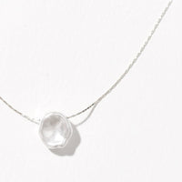 Shyla Faux Pearl Necklace | Silver