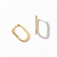 Lana Pavé Hoops | Gold