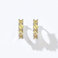 Kaia Mini Huggies | Sunrise Silver