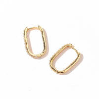 Lana Pavé Hoops | Gold
