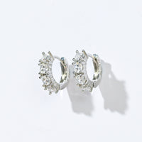 Kaia Mini Huggies | Clear Platinum