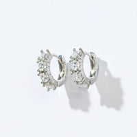 Kaia Mini Huggies | Clear Platinum