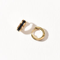 Lena Huggie Black | Gold SST