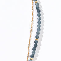 Sasha Layered Necklace | Blue Sapphire
