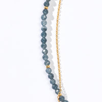 Sasha Layered Necklace | Blue Sapphire