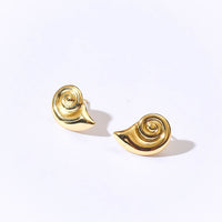 Myla Spiral Studs | Gold
