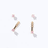 Juni Ear Jacket | Pink Gold