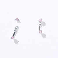 Juni Ear Jacket | Pink Silver