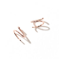Lara Twist Earring | Rose Gold