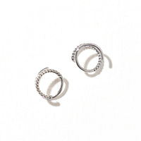 Lara Twist Earring | Silver