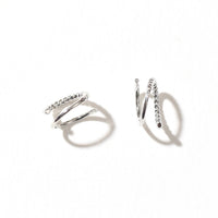 Lara Twist Earring | Silver