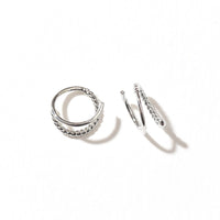 Lara Twist Earring | Silver