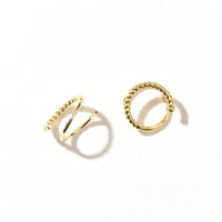 Lara Twist Earring | Gold