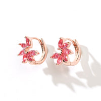 Jazlyn Petal Hoops | Ruby Rose Gold