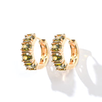 Nicole Hoops | Olive Gold