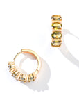 Nicole Hoops | Olive Gold
