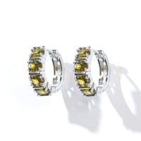 Nicole Hoops | Olive Silver