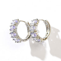 Nicole Hoops | Lavender Silver