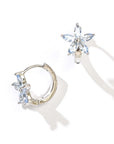 Melur Hoops | Frost Silver