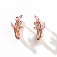 Yasmine Hoops | Ruby Rose Gold