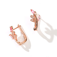 Yasmine Hoops | Ruby Rose Gold